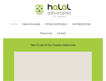 Tablet Screenshot of halaladvocates.org